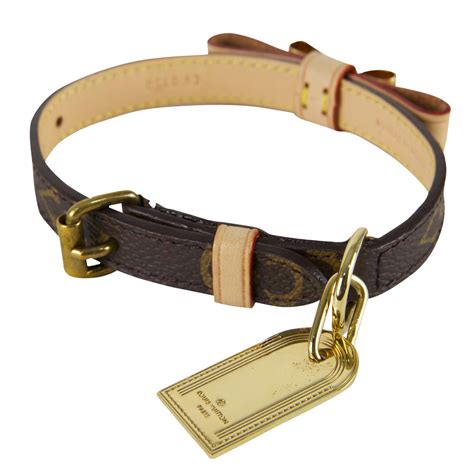 lv collar and leash|louis vuitton collar for dog.